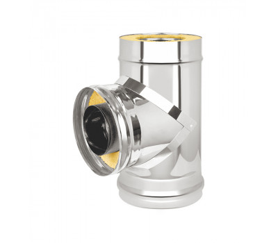 Тройник утеплённый (сэндвич) для дымохода 430 0.8